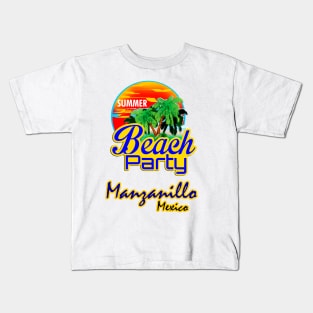 Manzanillo, Mexican Riviera Kids T-Shirt